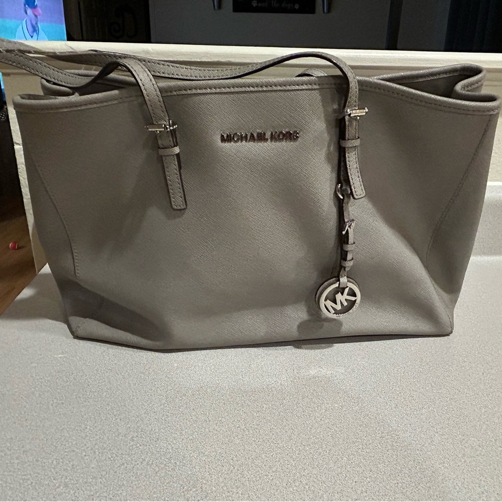 Michael Kors Gray Tote Bag